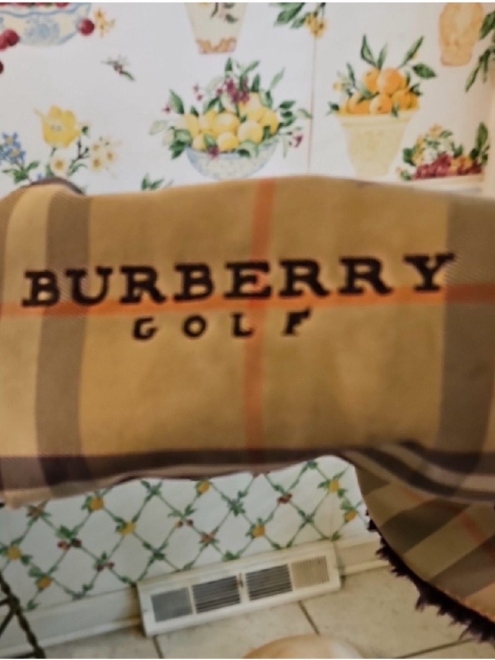Burberry classic  check Golf  putter head cover RARE !!!